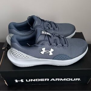 Under Armour UA Charged Surge 4 Men's Gray Running Shoes Size 13